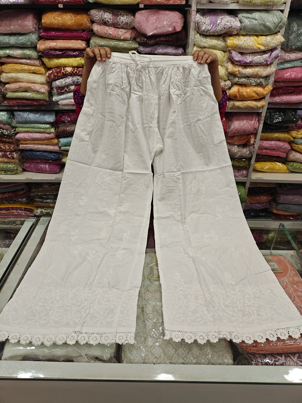 Cotton Half Jaal Plazzo