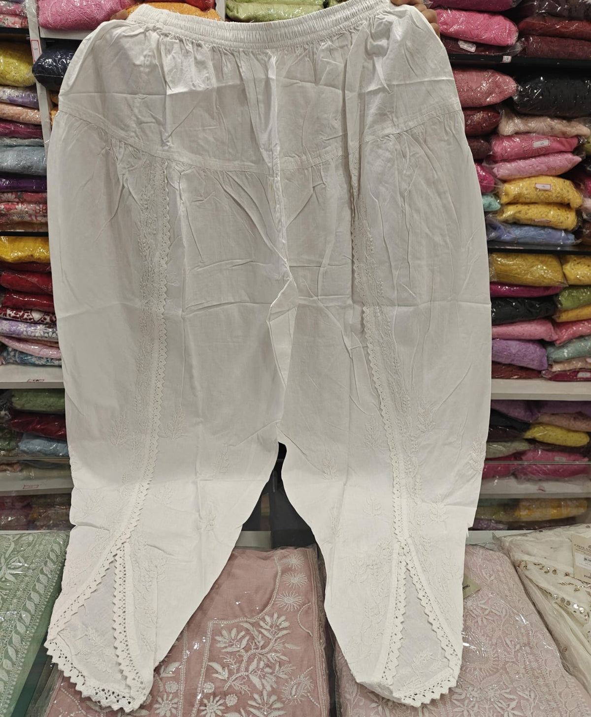 Chikankari Tulip/Dhoti Salwar