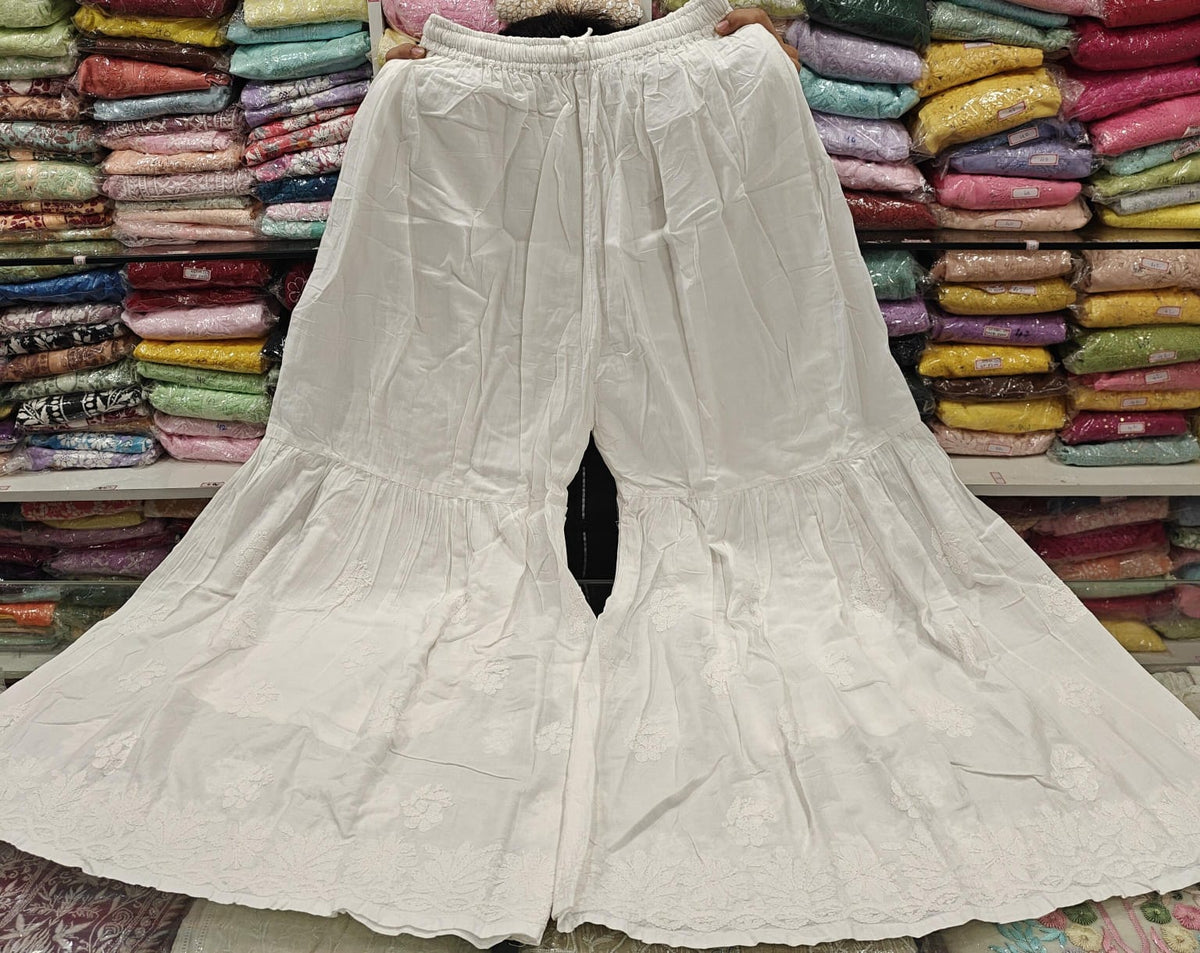 Lucknowi Cotton Sharara With Astar