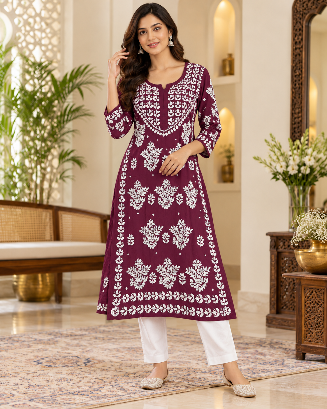 Modal Regular Ghaspatti Kurties