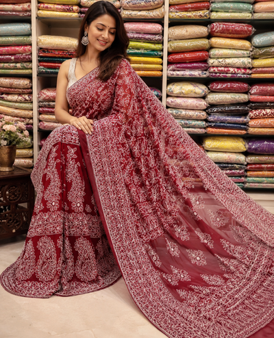 FULL JAAL SAREE