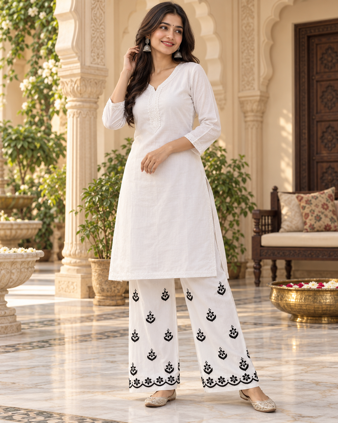 Rayon Pant W/B
