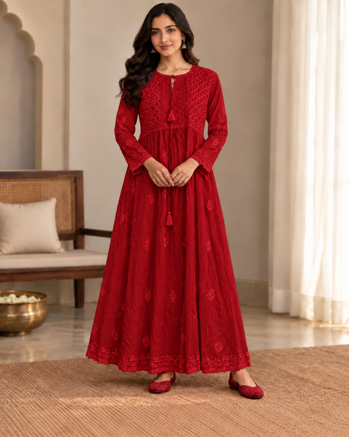 Viscose Georgette Party Wear Long Gawn