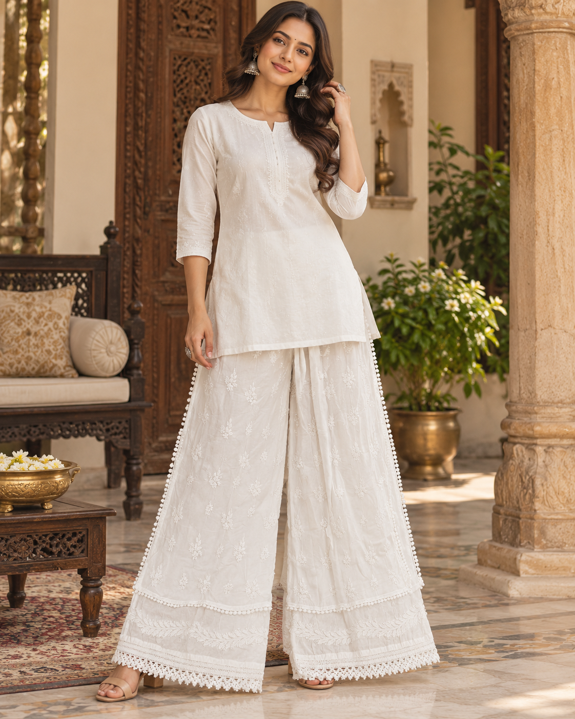 Cotton Heavy Double Palla Plazzo