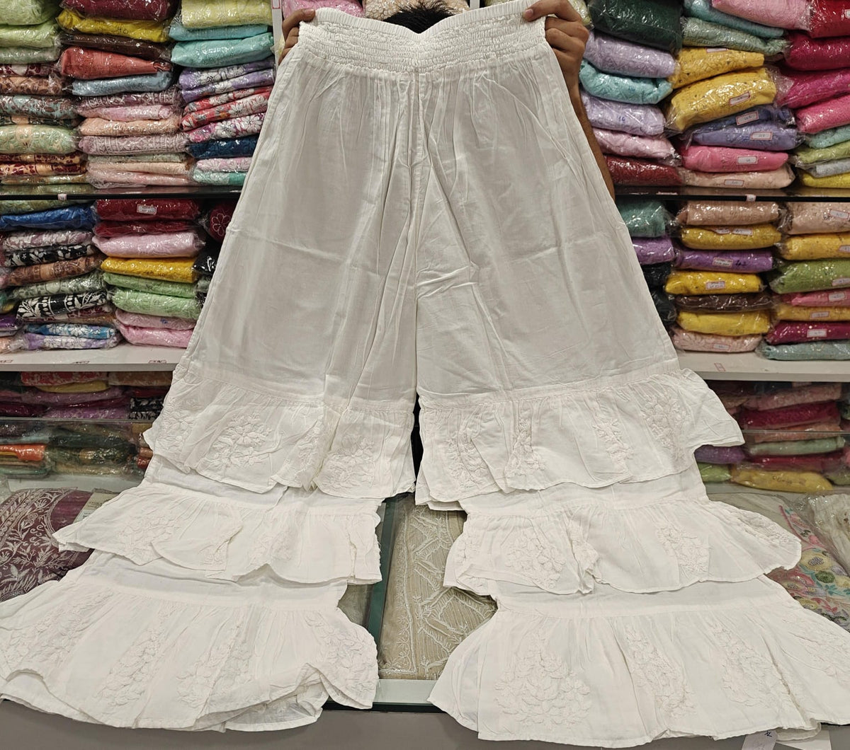 Cotton Sharara 3 Layer Frill
