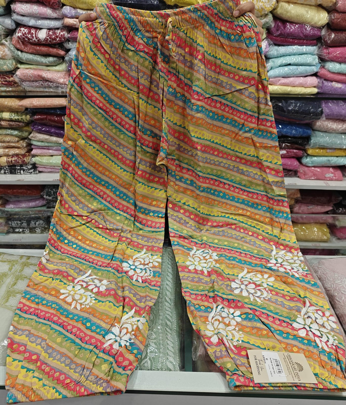 Rayon Multi Colour Pant