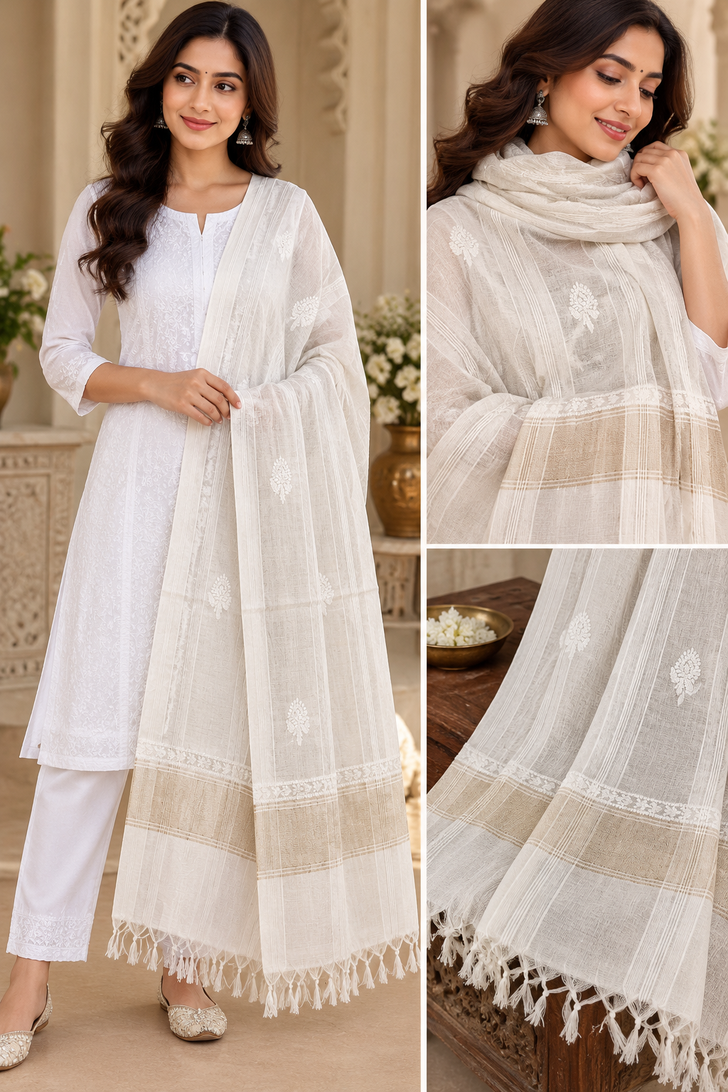 Pure Chanderi Silk Duppatta