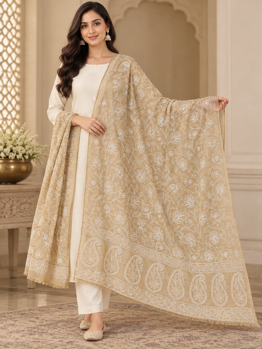 Superfine Pure Chanderi Silk Heavy Duppatta