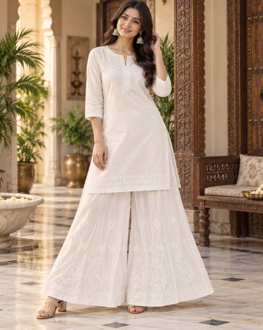 Pure Cotton Kalidar Plazzo